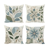 Ambesonne Leaves Cushion Covers Pack Of 4